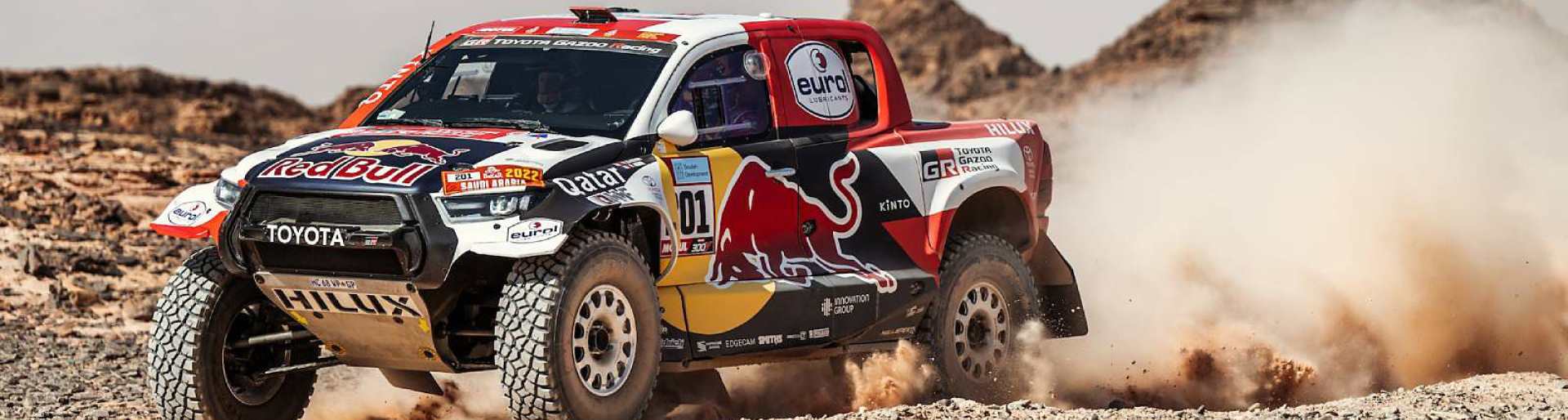 Изображение на странице НАССЕР АЛЬ-АТТИЯ ЗА РУЛЕМ TOYOTA HILUX СТАЛ ПОБЕДИТЕЛЕМ РАЛЛИ-РЕЙДА «ДАКАР-2022» Автохолдинг «КЛЮЧАВТО»